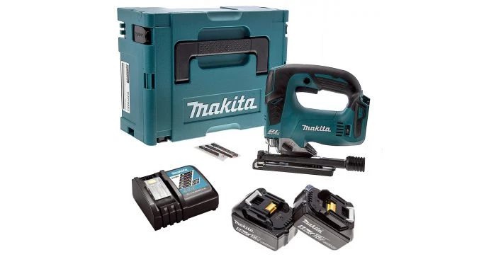 Scie sauteuse sans fil Makita DJV182RTJ Scie sauteuse à batteries 18V Li-Ion set (2x batterie 5,0Ah) dans MAKPAC - poignée en D - variable - moteur sans charbon 1 Scie sauteuse sans fil Makita DJV182RTJ Scie sauteuse à batteries 18V Li-Ion set (2x batterie 5,0Ah) dans MAKPAC - poignée en D - variable - moteur sans charbon