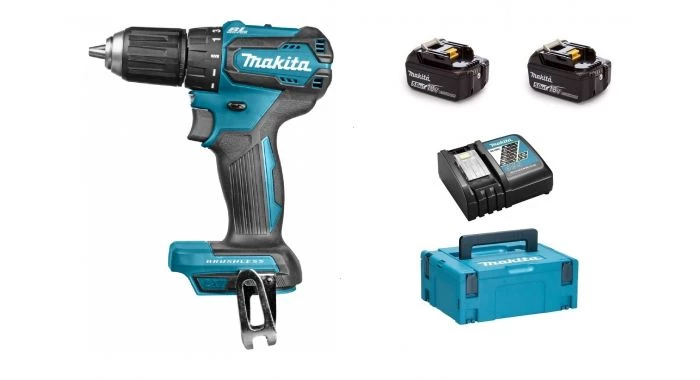 Perceuse visseuse sans fil Makita DDF483RTJ - Perceuse visseuse Li-Ion 18V (2x batterie 5.0Ah) dans MAKPAC - moteur brushless - 40Nm 1 Perceuse visseuse sans fil Makita DDF483RTJ - Perceuse visseuse Li-Ion 18V (2x batterie 5.0Ah) dans MAKPAC - moteur brushless - 40Nm