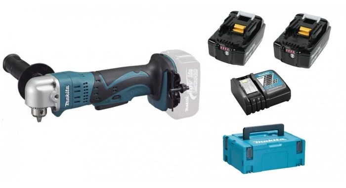 Perceuse d'angle sans fil Makita DDA350RMJ Perceuse visseuse d'angle sans-fil - 18V Li-ion - 2 batteries 4,0 Ah - MAKPAC 1 Perceuse d'angle sans fil Makita DDA350RMJ Perceuse visseuse d'angle sans-fil - 18V Li-ion - 2 batteries 4,0 Ah - MAKPAC