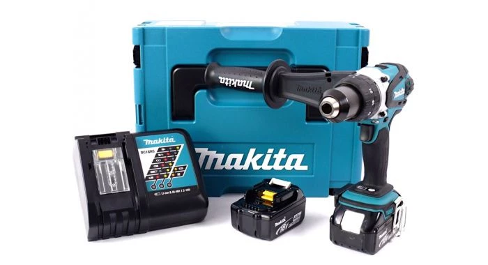 Perceuse visseuse sans fil Makita DDF458RMJ - Set perceuse visseuse Li-Ion 18V (2x batterie 4.0Ah) dans MAKPAC - 91Nm 1 Perceuse visseuse sans fil Makita DDF458RMJ - Set perceuse visseuse Li-Ion 18V (2x batterie 4.0Ah) dans MAKPAC - 91Nm