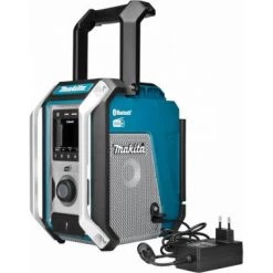 Radio de chantier sans fil Makita DMR115 Radio de chantier Secteur & batterie - 10,8-18V Li-ion - Bluetooth - Machine seule -Makita Soldes 0d8e6952499a668fdd5078b57e423e60