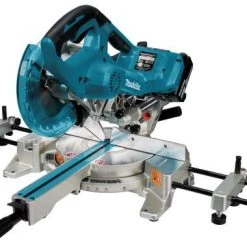 Scie à onglet électrique sans fil Makita DLS714NPT2 Scie à onglet radiale sans-fil - 2 x 18 V - 190 mm - Machine seule