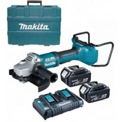 Meuleuse d'angle sans fil Makita DGA900PT2 Meuleuse d'angle sans-fil - 36V Li-ion - 2 batteries 18V - Coffret - 230 mm - Brushless