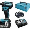 Perceuse visseuse sans fil Makita DDF083RTJ - Set perceuse visseuse Li-Ion 18V (2x batterie 5.0Ah) dans MAKPAC - moteur brushless - 40Nm