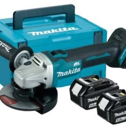 Meuleuse d'angle sans fil Makita DGA506RTJ Meuleuse d'angle sans-fil - 18V Li-ion - 2 batteries 5,0 Ah - Coffret - 125 mm - Sofstart - Brushless