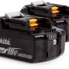 Batterie Makita BL1830 - Lot de 2 batteries Li-Ion 18V - 3,0 Ah (2 pcs)