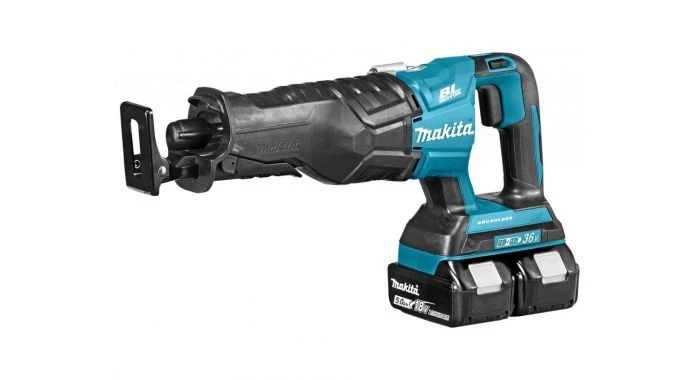 Scie sabre sans fil Makita DJR360PT2 Scie sabre à batteries 36V (2x 18V) Li-Ion set (2x batterie 5,0Ah) dans coffret - changement rapide - variable 1 Scie sabre sans fil Makita DJR360PT2 Scie sabre à batteries 36V (2x 18V) Li-Ion set (2x batterie 5,0Ah) dans coffret - changement rapide - variable