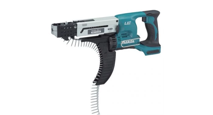 Visseuse automatique sans fil Makita DFR550Y1J Visseuse à bande sans-fil 18V Li-ion kit avec (1x batterie 1,5 Ah) dans MAKPAC - 25-55 mm - sans chargeur 1 Visseuse automatique sans fil Makita DFR550Y1J Visseuse à bande sans-fil 18V Li-ion kit avec (1x batterie 1,5 Ah) dans MAKPAC - 25-55 mm - sans chargeur