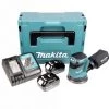 Ponceuse sans fil Makita DBO180RTJ Ponceuse excentrique sans-fil - 18V Li-ion - 2 batteries 5,0 Ah - MAKPAC - 125 mm