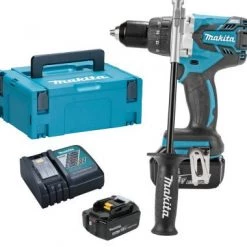 Perceuse visseuse sans fil Makita DDF481RMJ - Set perceuse visseuse Li-Ion 18V (2x batterie 4.0Ah) dans MAKPAC - moteur brushless - 115Nm