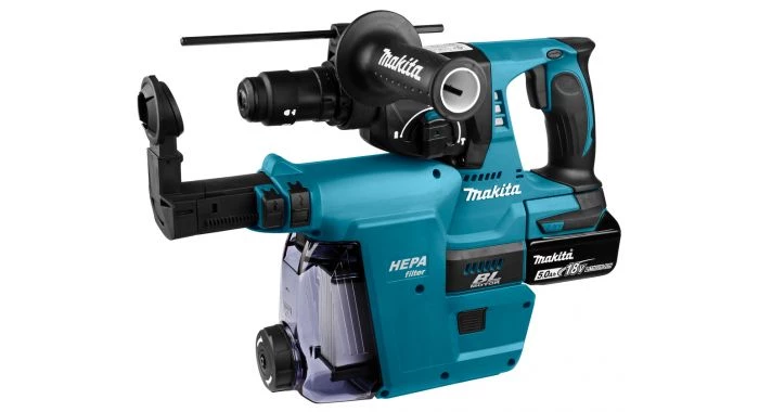 Perforateur burineur sans fil Makita DHR243T3JW Perforateur burineur sans-fil - 18V Li-ion - SDS-plus - Mandrin serrage rapide - Extraction poussière - Kit (3x 5,0 Ah ) - MAKPAC - 2 J - Brushless 1 Perforateur burineur sans fil Makita DHR243T3JW Perforateur burineur sans-fil - 18V Li-ion - SDS-plus - Mandrin serrage rapide - Extraction poussière - Kit (3x 5,0 Ah ) - MAKPAC - 2 J - Brushless