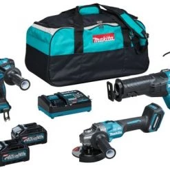 Pack outils sans fil MAKITA DK0159G301 Pack 3 machines sans-fil - XGT 40V max Li-ion - Batteries (2x 4,0 ah) - Sac