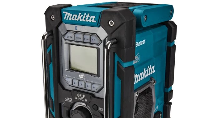 Radio de chantier sans fil Makita DMR301 Radio de chantier Secteur & batterie - 10,8-18V Li-ion - bluetooth - Dab+ - Machine seule 3 Radio de chantier sans fil Makita DMR301 Radio de chantier Secteur & batterie - 10,8-18V Li-ion - bluetooth - Dab+ - Machine seule – Image 3