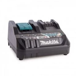 Chargeur de batterie Makita DC18RE - Chargeur rapide 10,8V-14,4V-18V Li-ion - Avec système de refroidissement - 198720-9