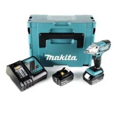 Clé à choc sans fil Makita DTW190RTJ - Set clé à choc Li-Ion 18V (2x batterie 5.0Ah) dans MAKPAC - 190Nm - 1/2" - moteur brushless