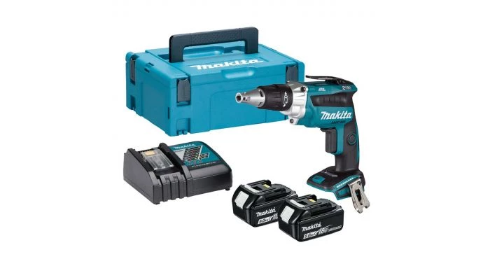 Visseuse placo sans fil Makita DFS250RTJ Visseuse placo sans-fil - 18V Li-ion - 2 batteries 5,0 Ah - MAKPAC 1 Visseuse placo sans fil Makita DFS250RTJ Visseuse placo sans-fil - 18V Li-ion - 2 batteries 5,0 Ah - MAKPAC