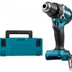 Perceuse visseuse sans fil Makita DDF484Z - Perceuse visseuse sans fil Li-Ion 18V (machine seule) dans MAKPAC - moteur brushless - 54 Nm