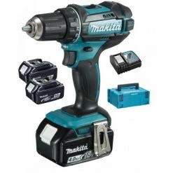 Perceuse visseuse sans fil Makita DDF482RM3J - Set perceuse visseuse Li-Ion 18V (3x batterie 4,0Ah) dans MAKPAC - 62Nm