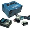 Meuleuse d'angle sans fil Makita DGA508RTJ Meuleuse d'angle sans-fil - 18V Li-ion - 2 batteries 5,0 Ah - MAKPAC - Softstart - Brushless