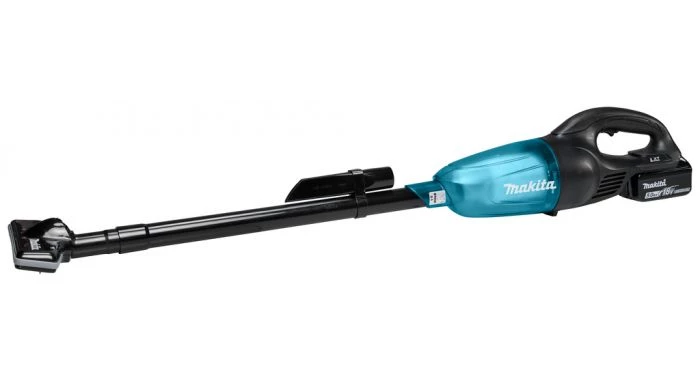 Aspirateur sans fil Makita DCL180RTB - Aspirateur balai sans-fil - 18V Li-ion kit (1x batterie 5,0 Ah) - 0,65L 4 Aspirateur sans fil Makita DCL180RTB - Aspirateur balai sans-fil - 18V Li-ion kit (1x batterie 5,0 Ah) - 0,65L – Image 4