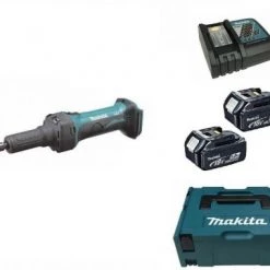 Meuleuse droite sans fil Makita DGD800RTJ Meuleuse droite sans-fil - 18V Li-ion - 2 batteries 5,0 Ah - MAKPAC - 6 mm