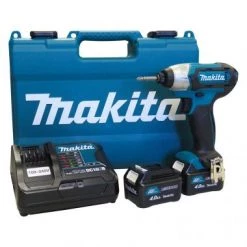 Visseuse à choc sans fil Makita TD110DSME Visseuse à chocs à batteries 10.8V Li-Ion set (2x batterie 4,0Ah) dans sac