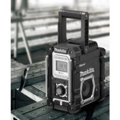 Radio de chantier sans fil Makita DMR106B Radio de chantier Secteur & batterie - 7,2-18V Li-ion - Bluetooth - Noir - Machine seule -Makita Soldes 83e39e38f81e76c64fe9e306aaf4842c