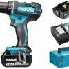 Perceuse visseuse sans fil Makita DDF482RTJ - Set perceuse visseuse Li-Ion 18V (2x batterie 5,0Ah) dans MAKPAC - 62Nm