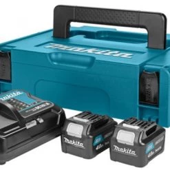 Batterie Makita 197636-5 Pack démarrage 10,8V Li-Ion dans MakPac (2x batterie 4,0 Ah)