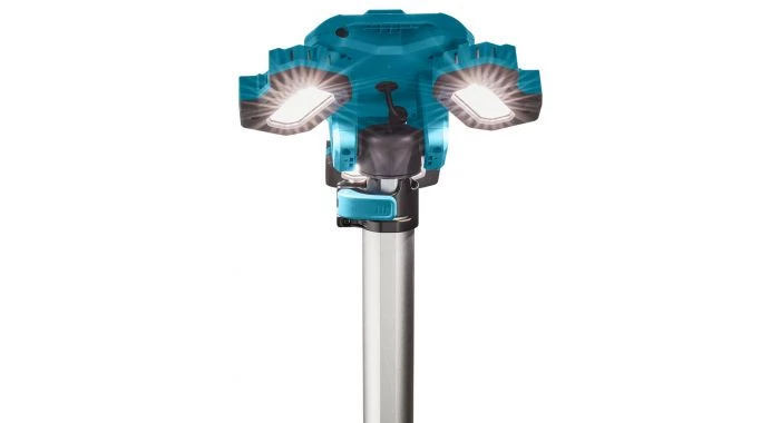 Lampe sans fil Makita NLADML814 Lampe de chantier sans-fil sur trépied - 14,4V-18V Li-ion - 3 spots - 100-220 cm - 3000 lumen 2 Lampe sans fil Makita NLADML814 Lampe de chantier sans-fil sur trépied - 14,4V-18V Li-ion - 3 spots - 100-220 cm - 3000 lumen – Image 2