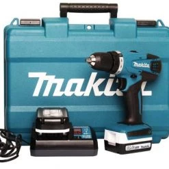 Perceuse visseuse sans fil Makita DF347DWE - Set perceuse visseuse Li-Ion 14.4V (2x batterie 1,3Ah) dans mallette - 30Nm