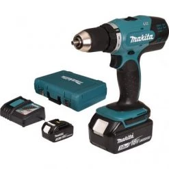 Perceuse visseuse sans fil Makita DDF453RFE - Set perceuse visseuse Li-Ion 18V (2x batterie 3,0Ah) dans mallette - 42Nm