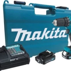 Perceuse visseuse sans fil Makita DF332DSAE - Set perceuse visseuse Li-Ion 10.8V (2x batterie 2.0Ah) dans mallette - moteur brushless - 35Nm