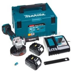 Meuleuse d'angle sans fil Makita DGA514RTJU Meuleuse d'angle sans-fil - 18V Li-ion - AWS - 2 batteries 5,0 ah - Mbox - 125 mm - Brushless