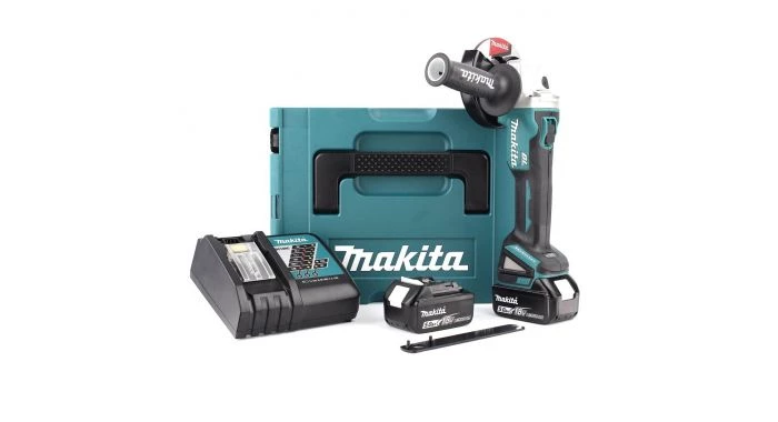 Meuleuse d'angle sans fil Makita DGA504RTJ Meuleuse d'angle sans-fil - 18V Li-ion - 2 batteries 5,0 Ah - MAKPAC - 125 mm - Brushless 1 Meuleuse d'angle sans fil Makita DGA504RTJ Meuleuse d'angle sans-fil - 18V Li-ion - 2 batteries 5,0 Ah - MAKPAC - 125 mm - Brushless