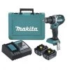 Perceuse visseuse sans fil Makita DDF484RTE Perceuse/visseuse sans fil (2x batterie 5.0Ah) - 18V Li-Ion - Valise – Moteur sans balai