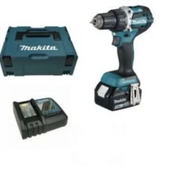Perceuse visseuse sans fil Makita DDF483Y1J - Set perceuse visseuse sans fil - Li-ion 18V (1x 1,5Ah) - brushless - 40 Nm - Machine seule