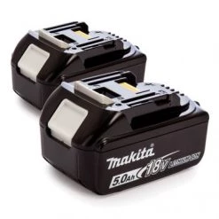 Batterie Makita 197288-2 BL1850B - Lot de 2 batteries Li-ion 18V - 5,0 Ah (2 pièces)