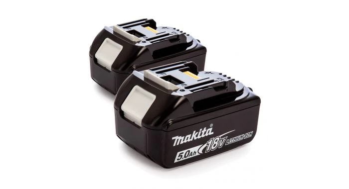 Batterie Makita 197288-2 BL1850B - Lot de 2 batteries Li-ion 18V - 5,0 Ah (2 pièces) 1 Batterie Makita 197288-2 BL1850B - Lot de 2 batteries Li-ion 18V - 5,0 Ah (2 pièces)