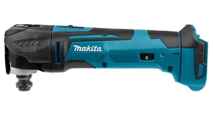 Outil multifonction sans fil Makita DTM51Z - Découpeur-ponceur multifonctions sans fil 18 V Li-ion (machine seule) - Changement rapide 2 Outil multifonction sans fil Makita DTM51Z - Découpeur-ponceur multifonctions sans fil 18 V Li-ion (machine seule) - Changement rapide – Image 2