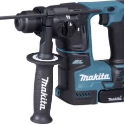 Marteau perforateur sans fil Makita DHR171RAJ 18V batterie Li-Ion SDS-plus ensemble de marteaux rotatifs (2x batterie 2.0Ah) dans MAKPAC - 1.2J - sans balais
