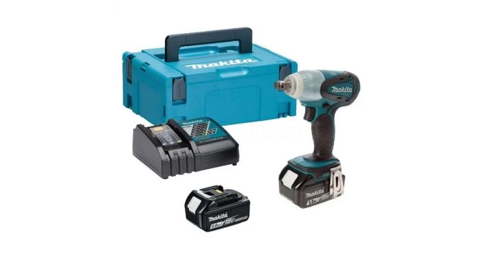 Clé à choc sans fil Makita DTW251RTJ - Set clé à choc Li-Ion 18 V (2x batterie 5,0 Ah) dans MAKPAC - 230 Nm - 1/2" 1 Clé à choc sans fil Makita DTW251RTJ - Set clé à choc Li-Ion 18 V (2x batterie 5,0 Ah) dans MAKPAC - 230 Nm - 1/2"