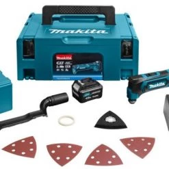 Outil multifonction sans fil Ensemble multitool Accu Makita TM30DSMJX4 10,8 V Li-Ion (2x 4,0 Ah) dans MAKPAC + accessoires