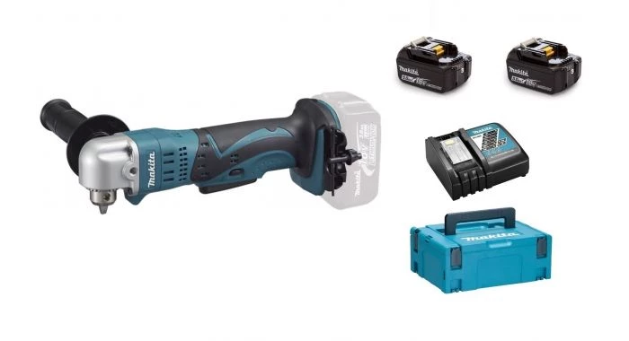 Perceuse d'angle sans fil Makita DDA350RTJ Perceuse visseuse d'angle sans-fil - 18V Li-ion - 2 batteries 5,0 Ah - MAKPAC 1 Perceuse d'angle sans fil Makita DDA350RTJ Perceuse visseuse d'angle sans-fil - 18V Li-ion - 2 batteries 5,0 Ah - MAKPAC
