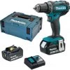 Perceuse visseuse sans fil Makita DDF482RFJ - Set perceuse visseuse Li-Ion 18V (2x batterie 3.0Ah) avec MAKPAC - 62Nm