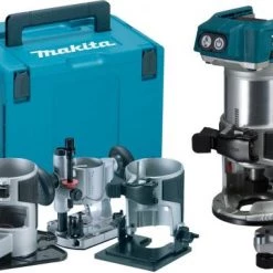 Affleureuse sans fil Makita DRT50ZJX3 Affleureuse sans-fil - 18V Li-Ion (machine seule) dans MAKPAC -Makita Soldes eed87c5519327433e7f8b7c55334bd27