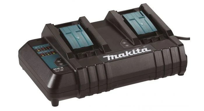 Chargeur de batterie Makita DC18SH - Chargeur duo 14,4 - 18V Li-ion - 199687-4 1 Chargeur de batterie Makita DC18SH - Chargeur duo 14,4 - 18V Li-ion - 199687-4