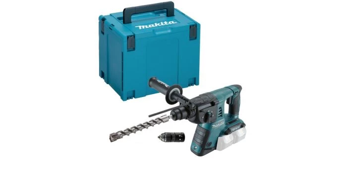 Perforateur burineur sans fil Makita DHR264ZJ Perfo-burineur sans-fil - SDS-plus 36V (2x 18V) - Li-ion - Machine seule - MAKPAC – 2,5 J 1 Perforateur burineur sans fil Makita DHR264ZJ Perfo-burineur sans-fil - SDS-plus 36V (2x 18V) - Li-ion - Machine seule - MAKPAC – 2,5 J