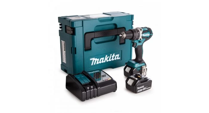 Perceuse visseuse sans fil Makita DDF484RT3J - Set perceuse visseuse Li-Ion 18V (3x batterie 5,0Ah) dans MAKPAC - moteur brushless - 54Nm 1 Perceuse visseuse sans fil Makita DDF484RT3J - Set perceuse visseuse Li-Ion 18V (3x batterie 5,0Ah) dans MAKPAC - moteur brushless - 54Nm