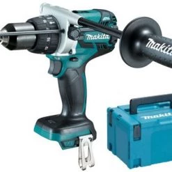 Perceuse à percussion sans fil Makita DHP481ZJ Perceuse visseuse à percussion sans fil 18V Li-ion dans MAKPAC - Moteur brushless - Machine seule